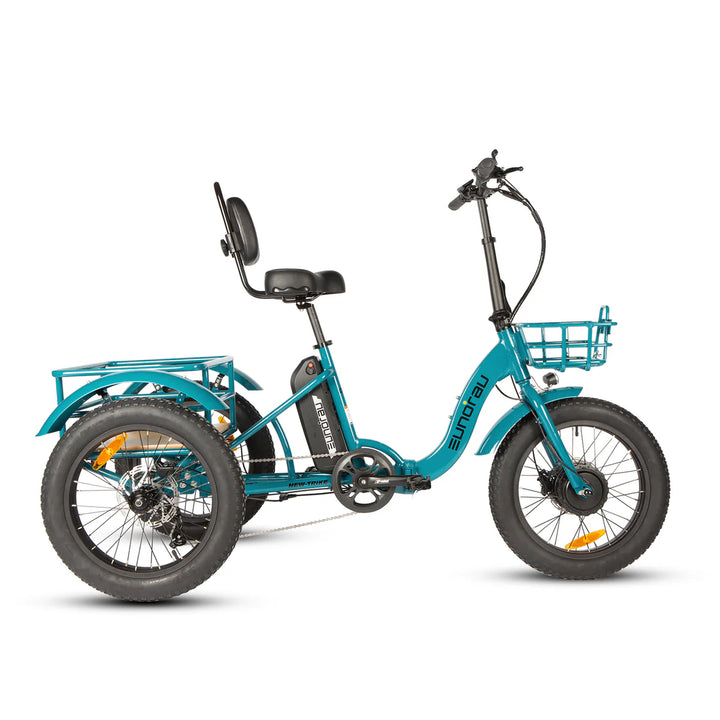 Eunorau| New-Trike 2.0|48V 20Ah,100-Mile Range 440LBS Foldable E-Trike - EBike Haul