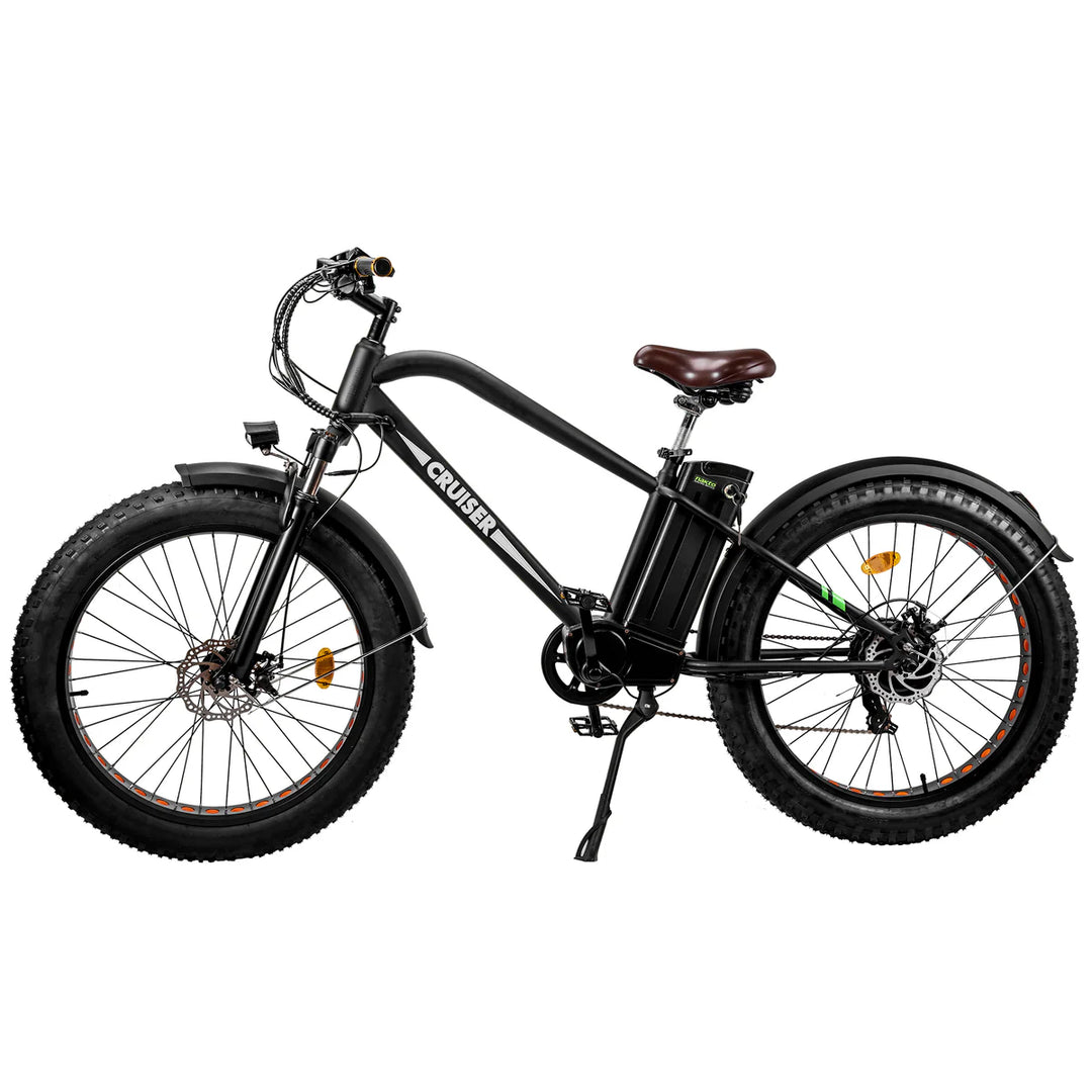 Nakto Cruiser 2| 750W Motor, 48V 12Ah Battery Electric Fat Tire Bike - EBike Haul
