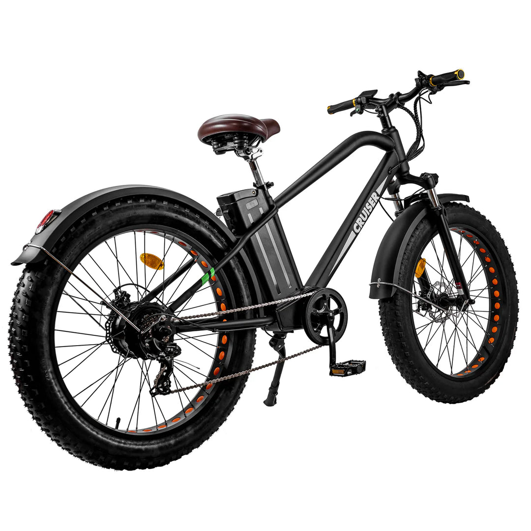 Nakto Cruiser 2| 750W Motor, 48V 12Ah Battery Electric Fat Tire Bike - EBike Haul