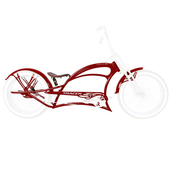 Tracer FM-Scorpion Pro DTS 26" Stretch Chopper Cruiser Over Size Steel Frame - EBike Haul