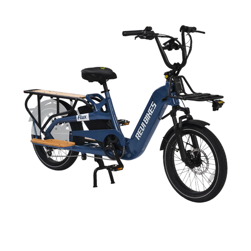 REVI BIKES| Flux Long Range Utility E-Bike | Family Ready, 100-Mile Range Option