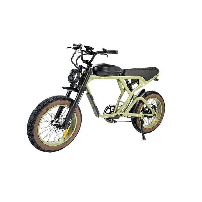 REVI BIKES| Cougar Full Suspension Vintage Electric Bike
