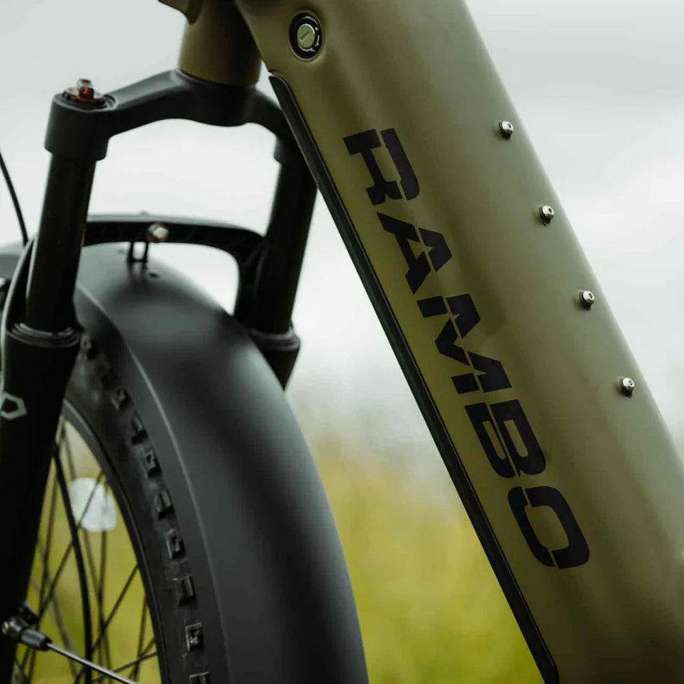 RAMBO Rebel 2.0 SS| Single Speed-1000W Bafang BBSHD Mid-Drive Fat Hunting E-Bike - EBike Haul