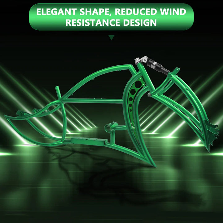 Tracer Signature Pro 26" Chopper Cruiser Electric Bike Frame - EBike Haul