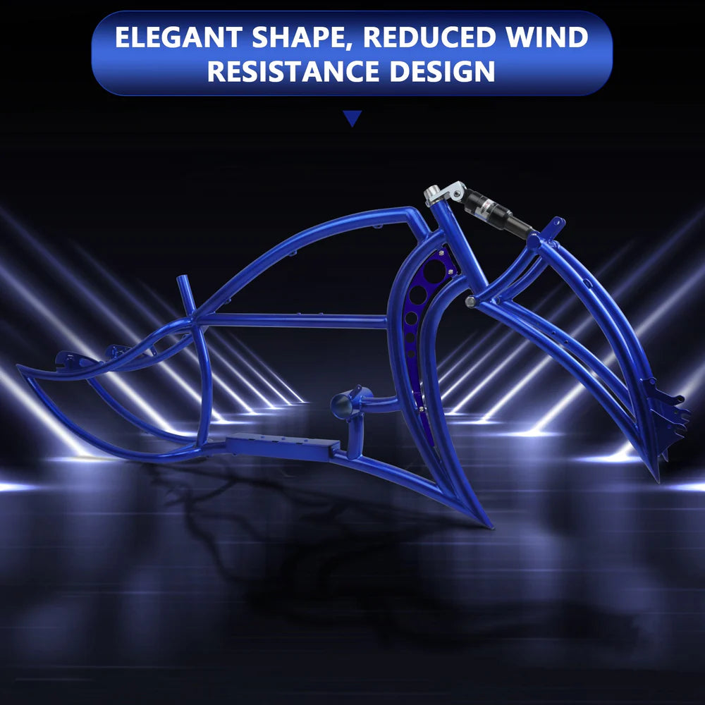 Tracer Signature Pro 26" Chopper Cruiser Electric Bike Frame - EBike Haul