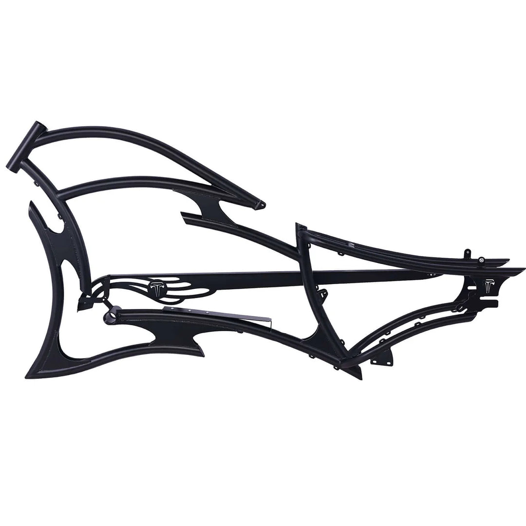 Tracer FM-RAPTOR Ebike Frame 26inch Stretch Chopper for Single Speed/7 Speed - EBike Haul