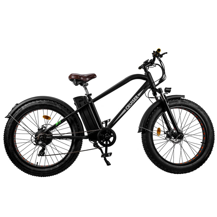 Nakto Cruiser 2| 750W Motor, 48V 12Ah Battery Electric Fat Tire Bike - EBike Haul
