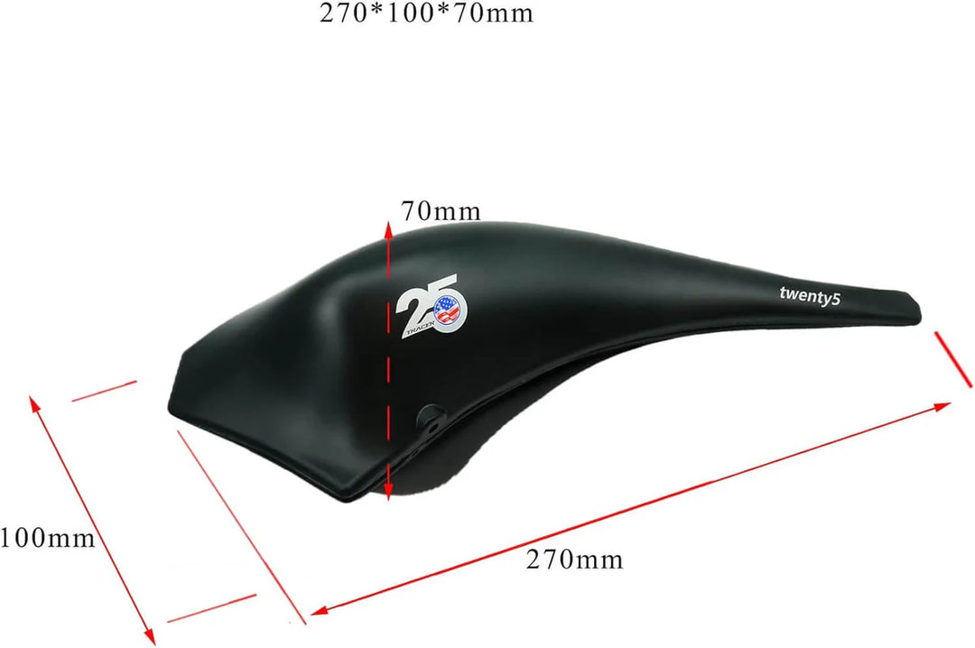 Tracer FM-Twenty5 E-Bike 26" Stretch Cruiser Steel Frame and Chain Guard for 26" x3.0, 4.0 Tire - EBike Haul