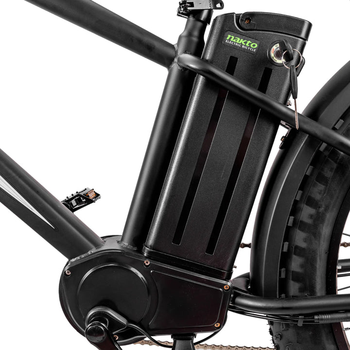 Nakto Cruiser 2| 750W Motor, 48V 12Ah Battery Electric Fat Tire Bike - EBike Haul