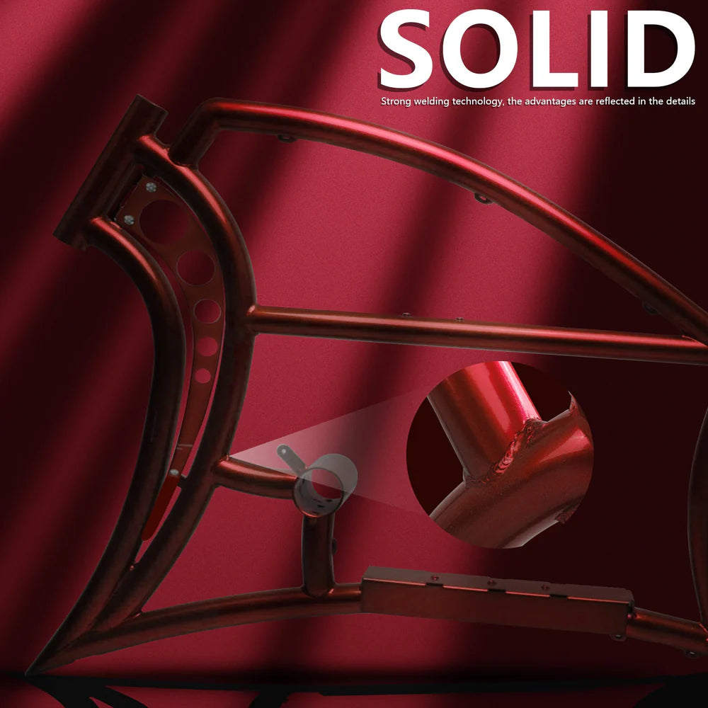 Tracer Signature Pro 26" Chopper Cruiser Electric Bike Frame - EBike Haul