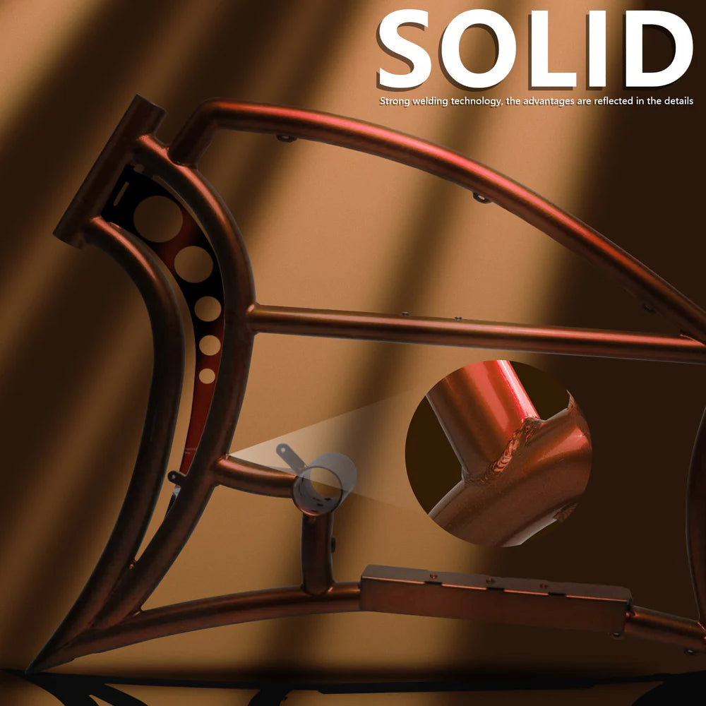 Tracer Signature Pro 26" Chopper Cruiser Electric Bike Frame - EBike Haul