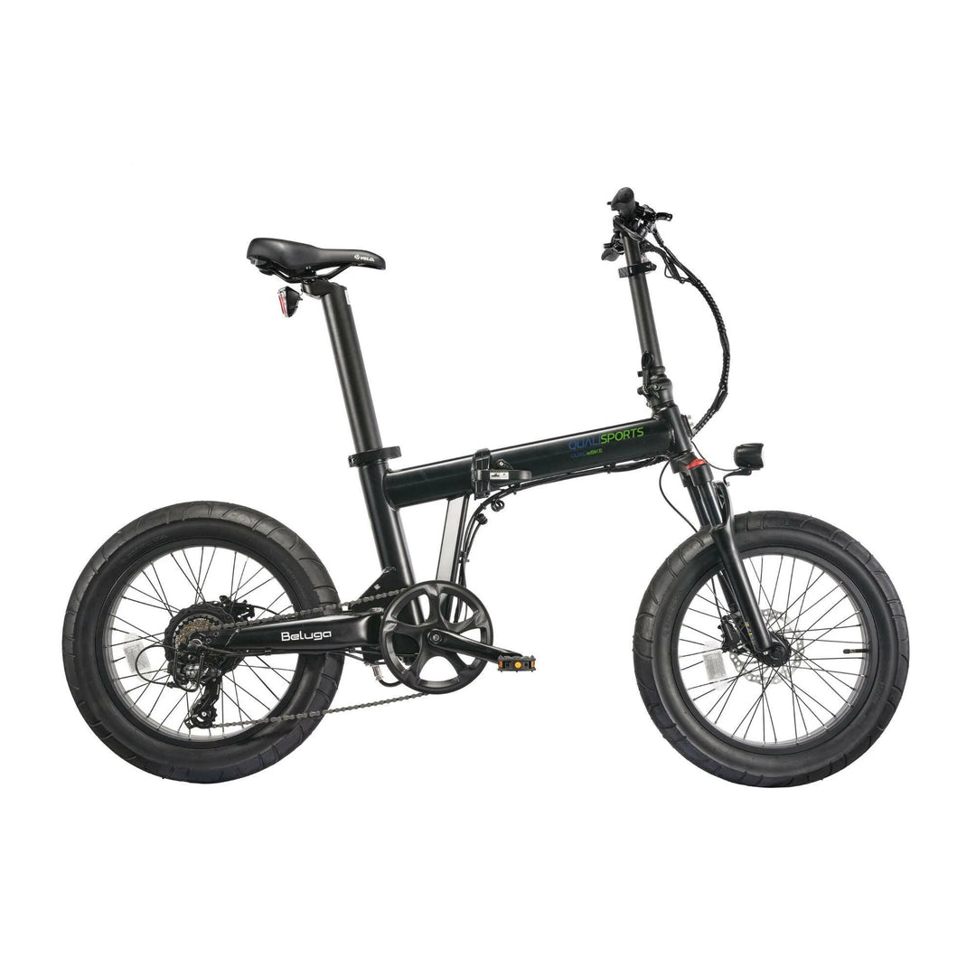 Qualisports BELUGA STD/PLUS| 500W, 48V Folding Fat Tire Electric Bike