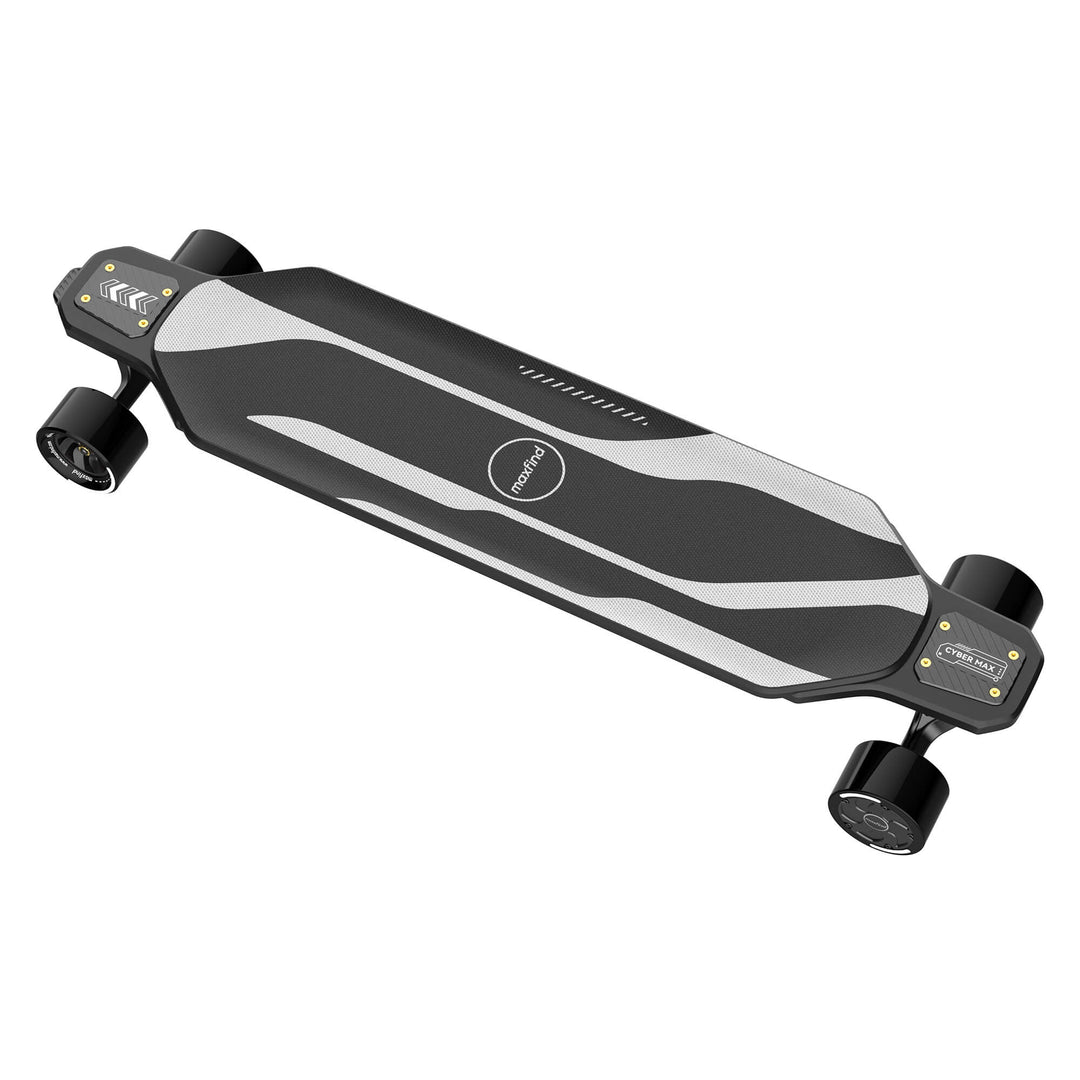MAXFIND CYBER MAX| High Performance, Flexible Deck, RGB E-Skateboard