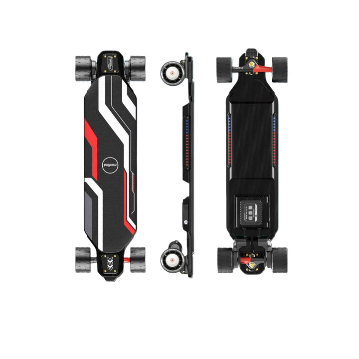 MAXFIND CYBER MAX| High Performance, Flexible Deck, RGB E-Skateboard
