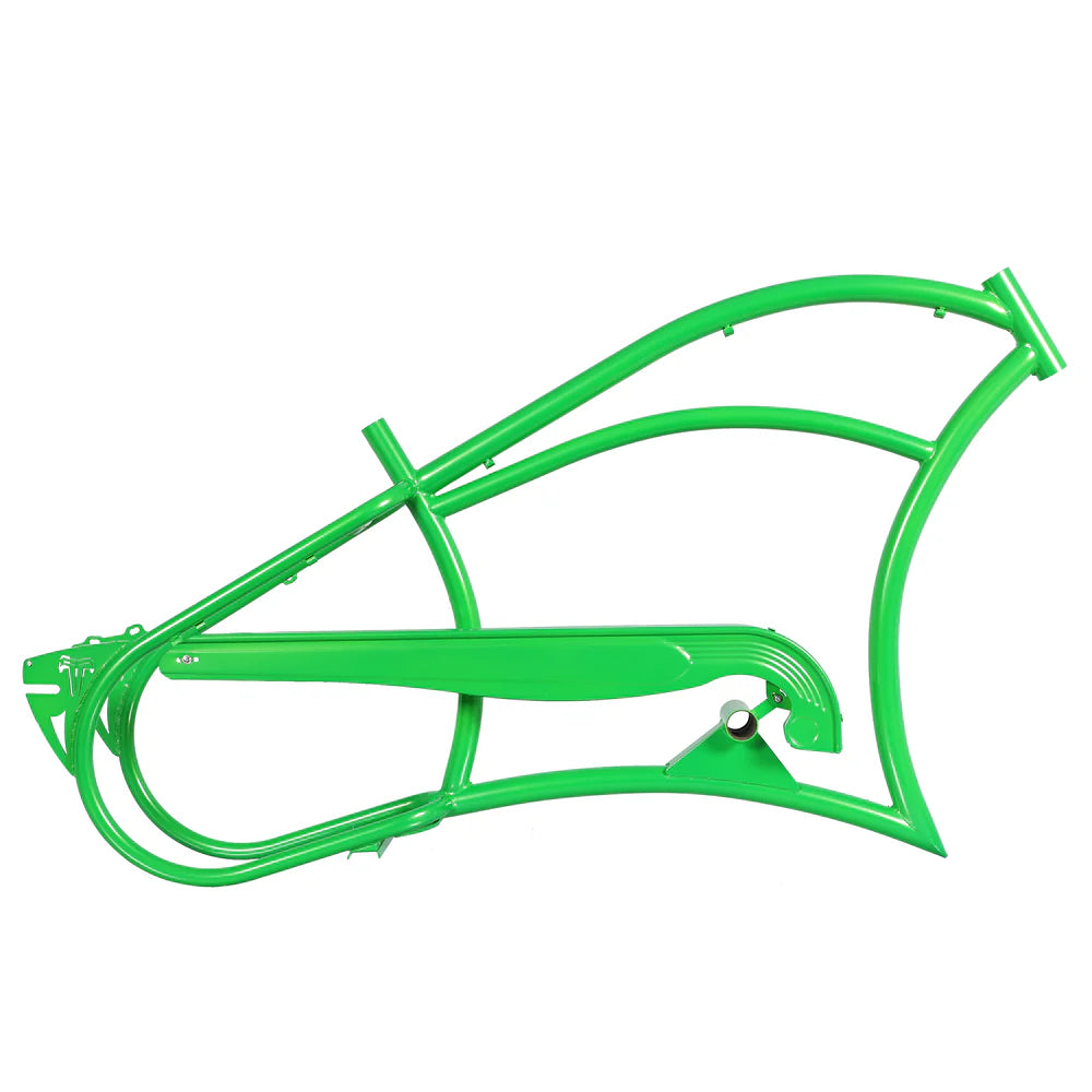 Tracer FM-Harman 3D 26" Stretch Cruiser Steel Frame for Interal 3-Speed Disc Brake, Chain Guard included - EBike Haul