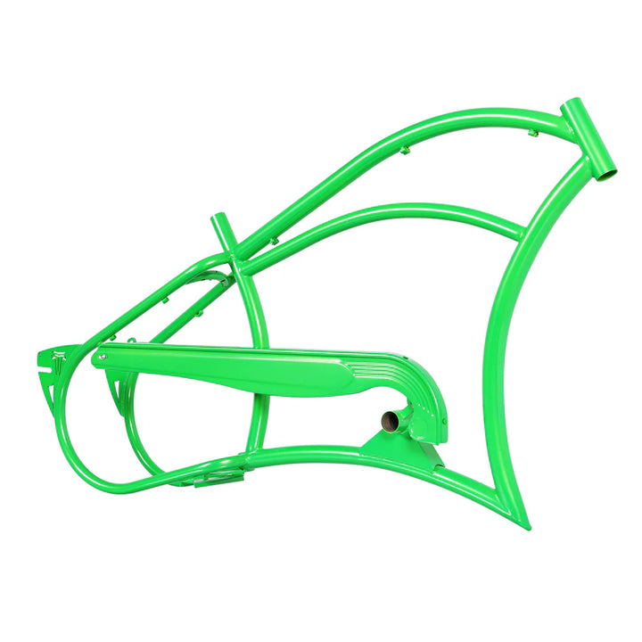 Tracer FM-Harman 3D 26" Stretch Cruiser Steel Frame for Interal 3-Speed Disc Brake, Chain Guard included - EBike Haul