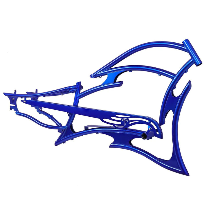 Tracer FM-RAPTOR Ebike Frame 26inch Stretch Chopper for Single Speed/7 Speed - EBike Haul