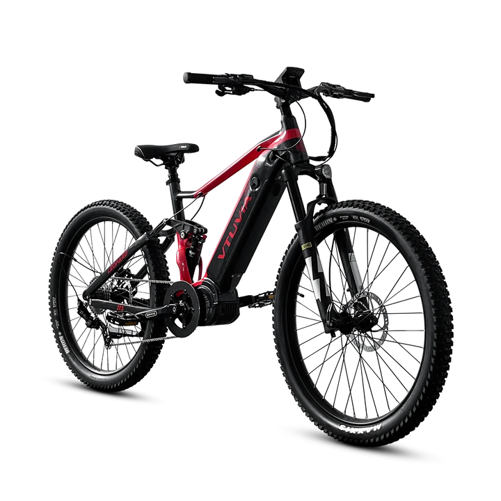 VTUVIA FMB| Full Suspension 1000W Bafang Motor Mid-Drive Electric Mountain Bike - EBike Haul
