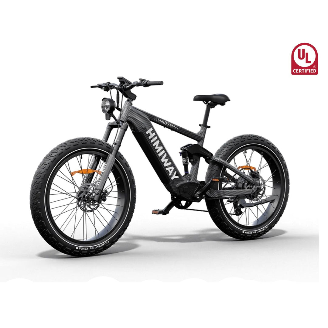 Himiway D7| 1000W, 80-Mile Range Full Suspension Hunting Electric Bike - EBike Haul