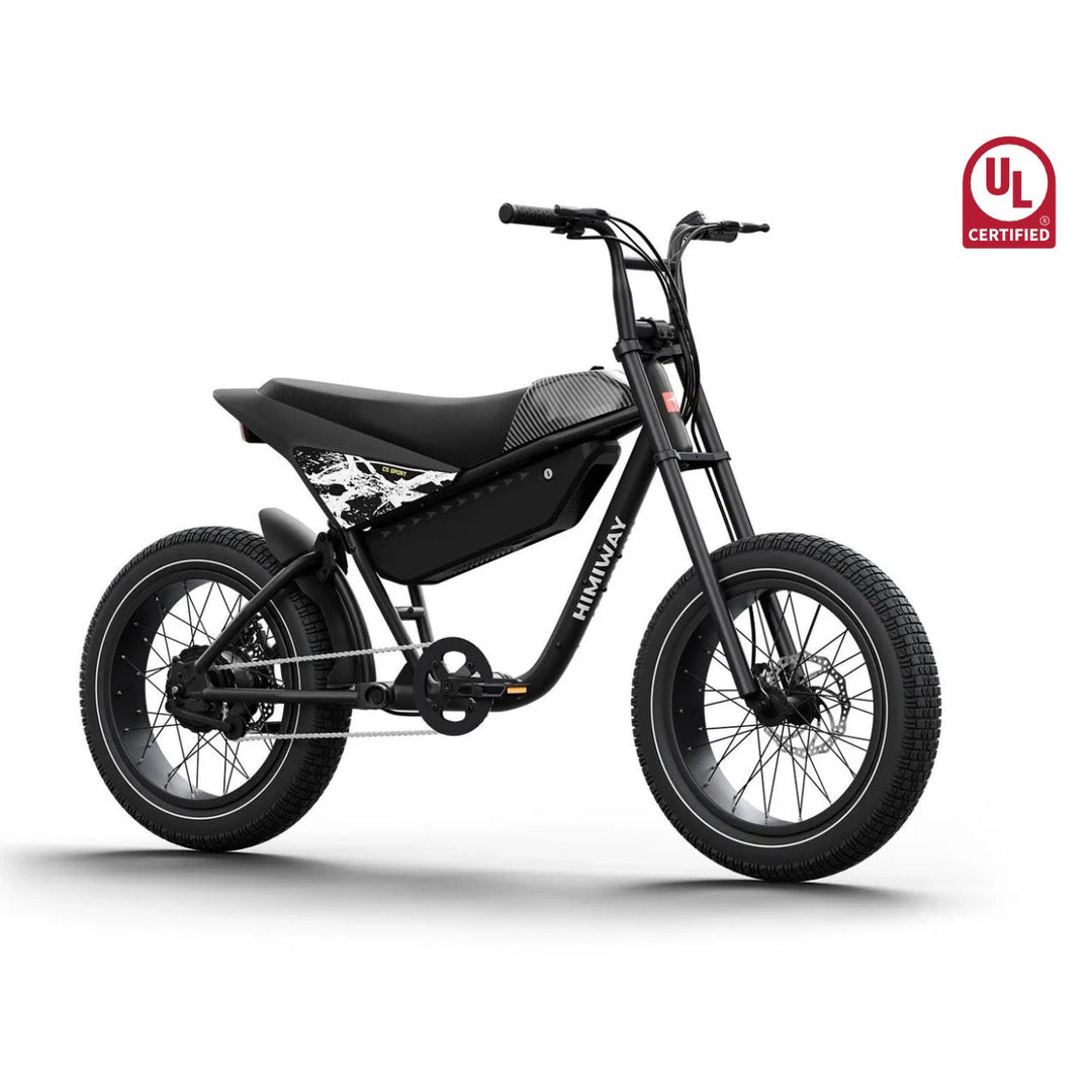 Himiway| C5 Full Suspension, 750W, 80-Mile Range Electric Motorbike - EBike Haul