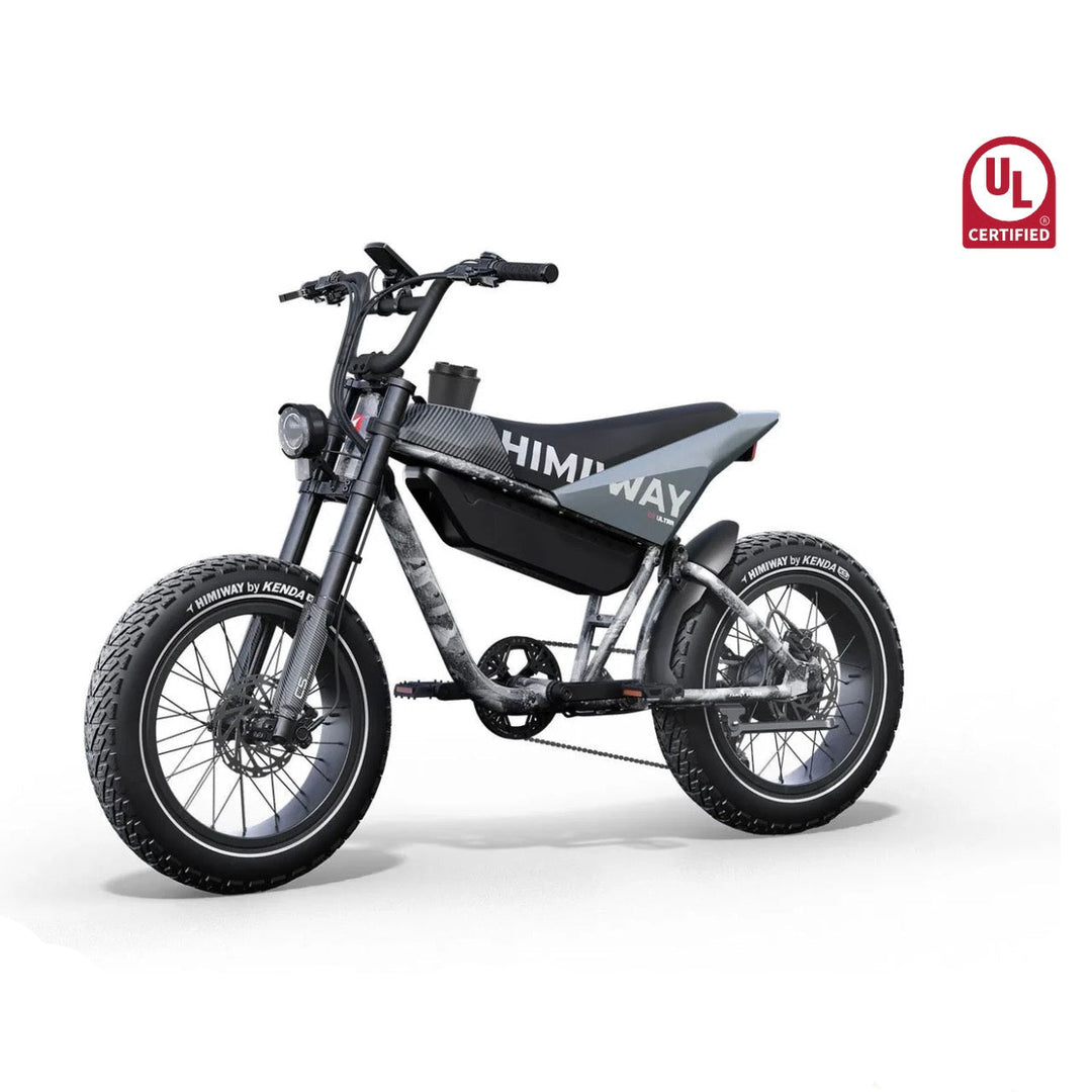 Himiway| C5 Full Suspension, 750W, 80-Mile Range Electric Motorbike - EBike Haul