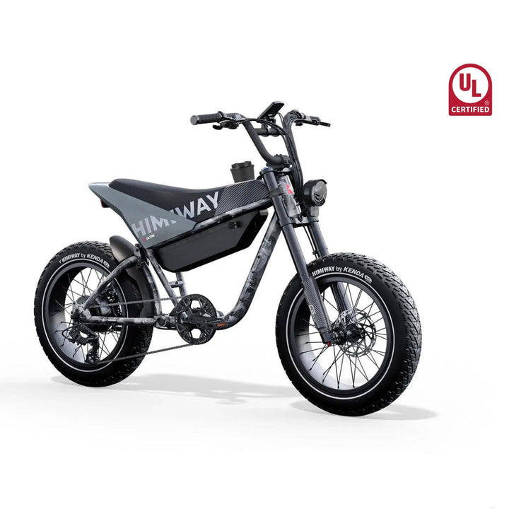 Himiway| C5 Full Suspension, 750W, 80-Mile Range Electric Motorbike - EBike Haul