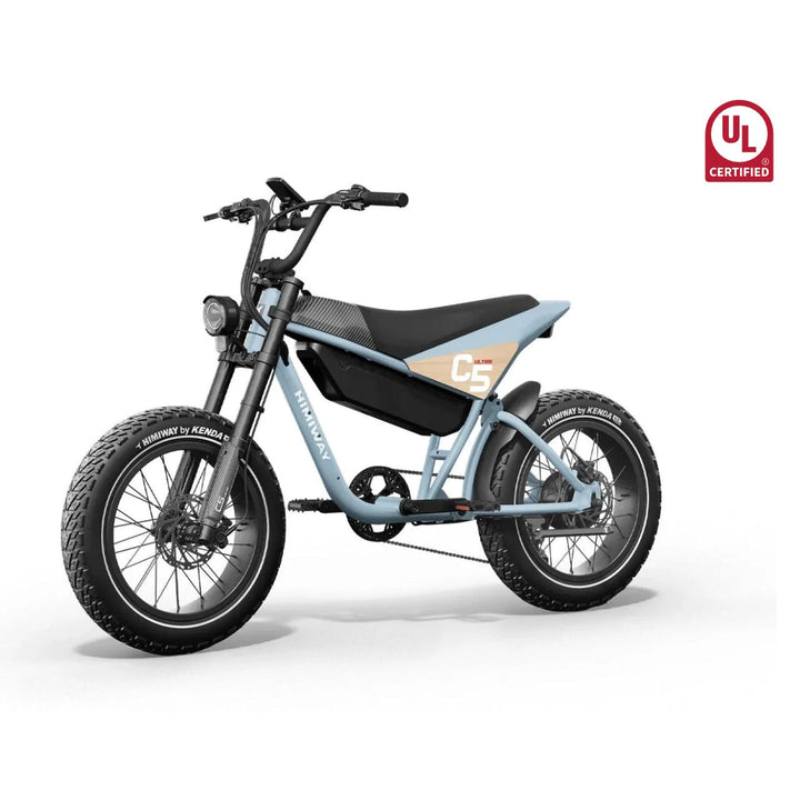 Himiway| C5 Full Suspension, 750W, 80-Mile Range Electric Motorbike - EBike Haul