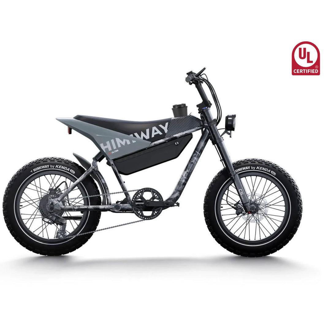 Himiway| C5 Full Suspension, 750W, 80-Mile Range Electric Motorbike - EBike Haul