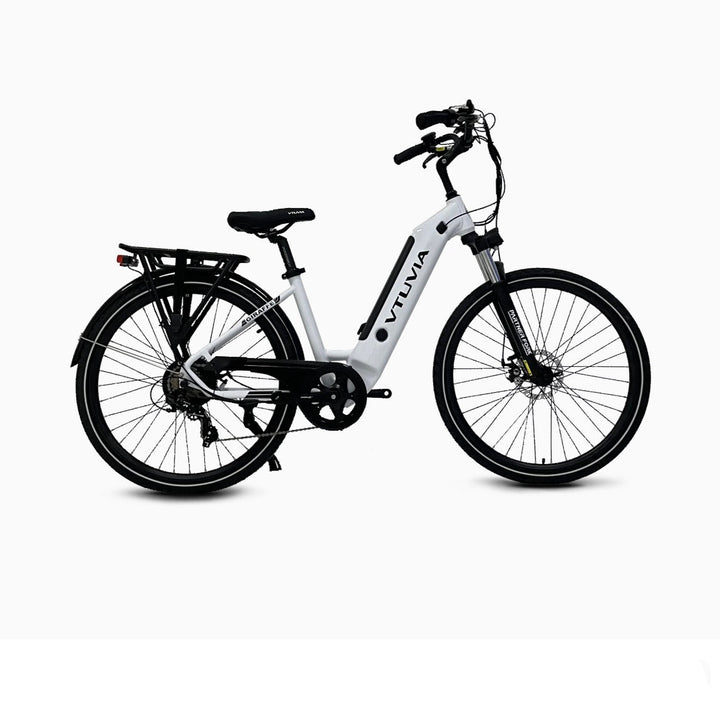 VTUVIA| Giraffe 500W, 50-Mile Range Step-Through Commuter Electric Bike - EBike Haul