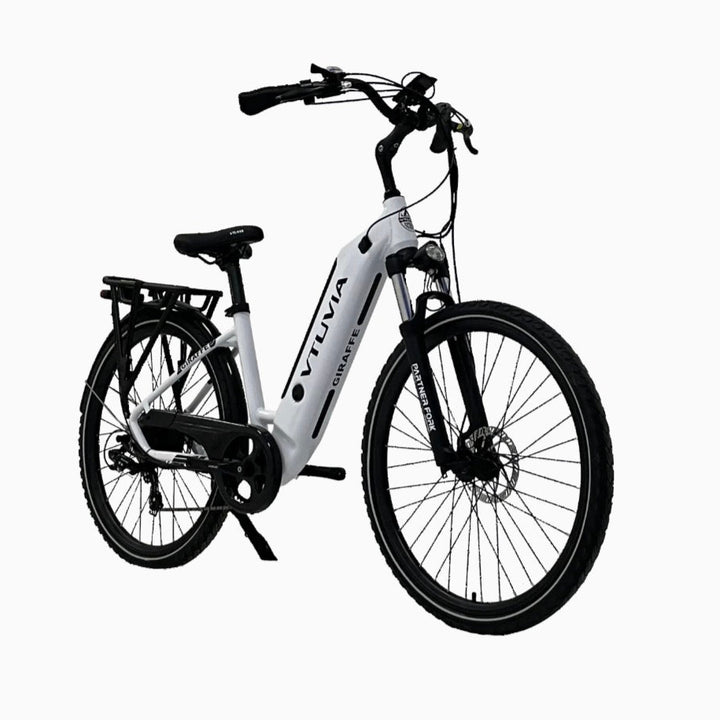 VTUVIA| Giraffe 500W, 50-Mile Range Step-Through Commuter Electric Bike - EBike Haul