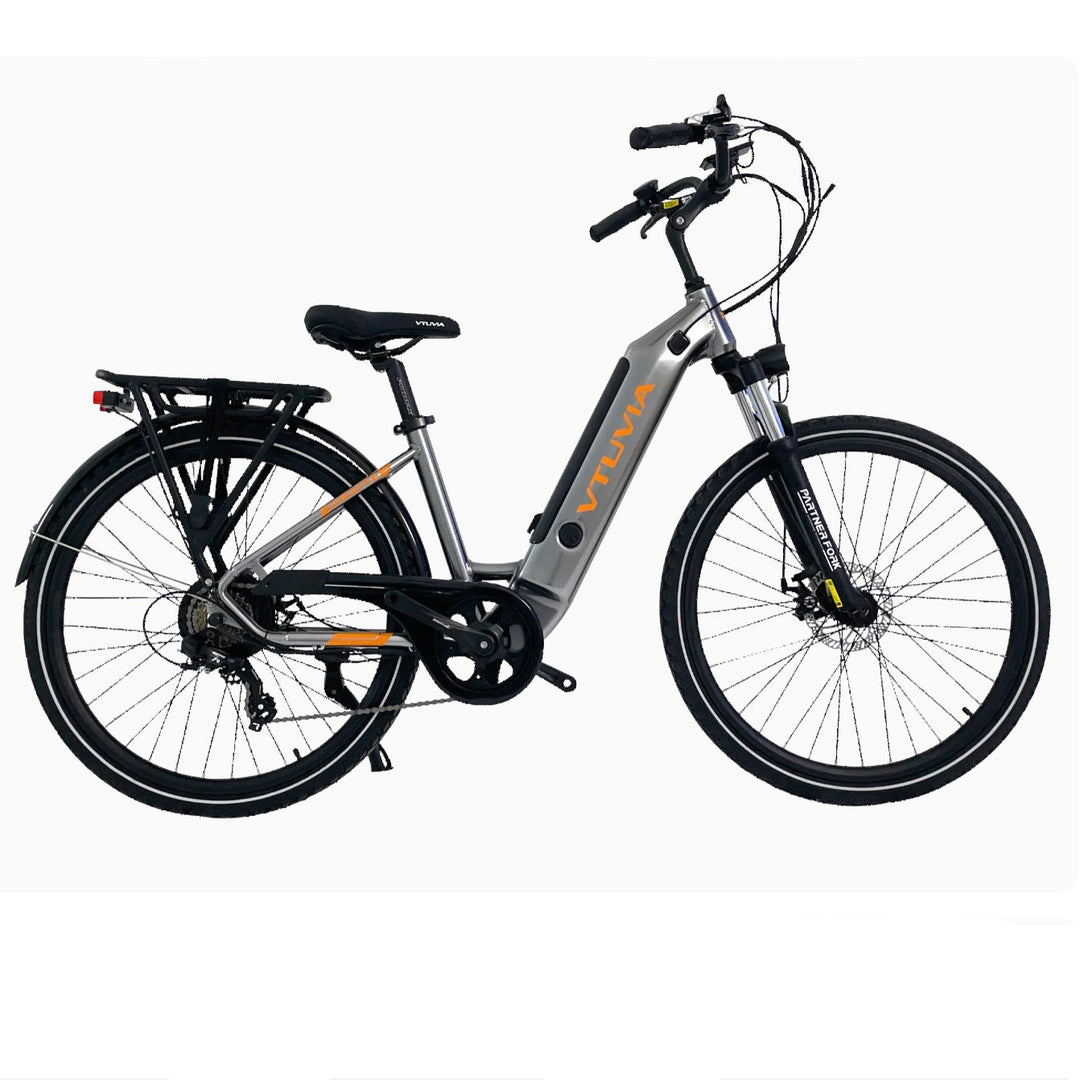 VTUVIA| Giraffe 500W, 50-Mile Range Step-Through Commuter Electric Bike - EBike Haul