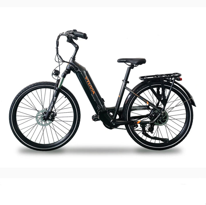 VTUVIA| Giraffe 500W, 50-Mile Range Step-Through Commuter Electric Bike - EBike Haul