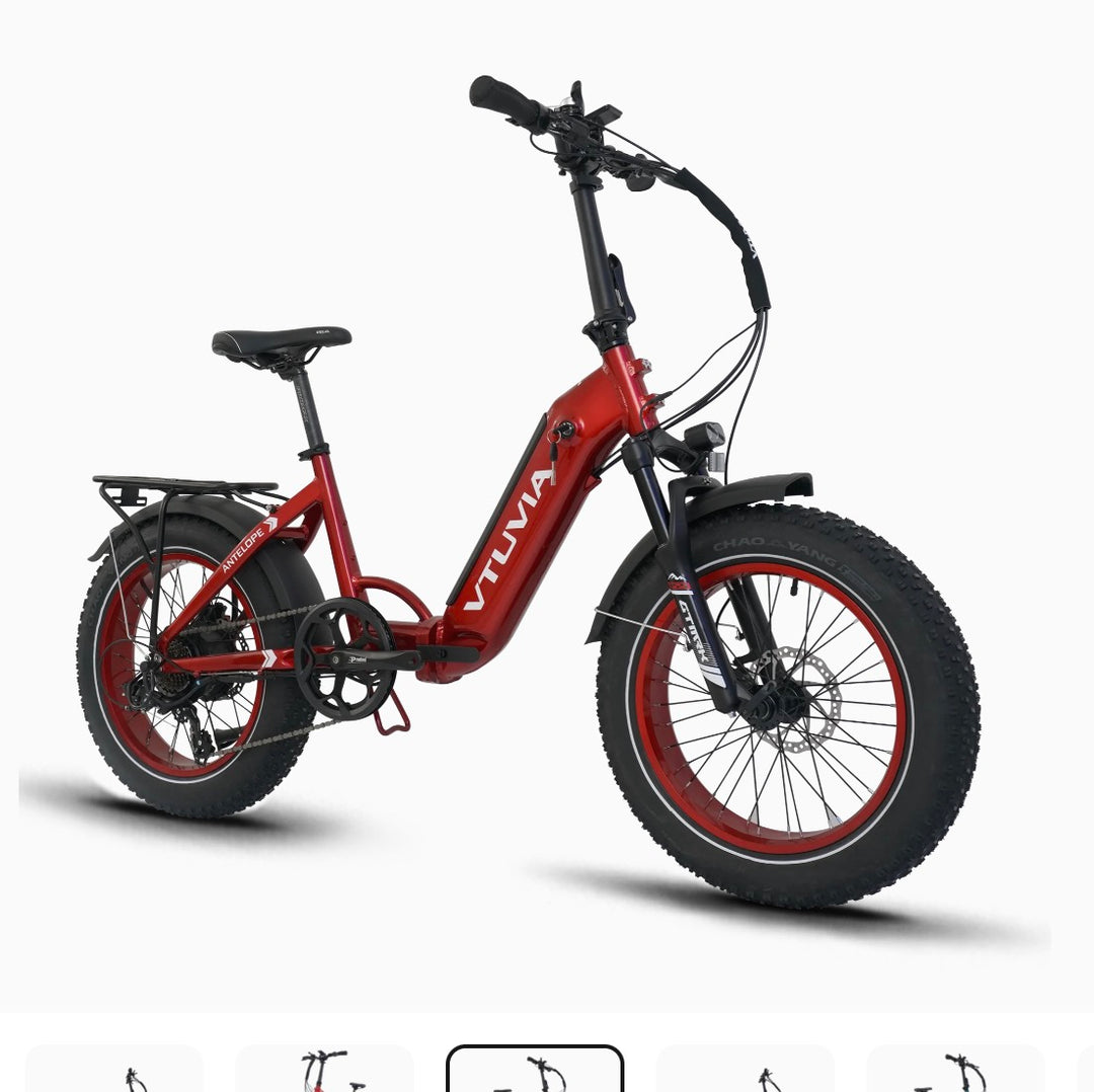 VTUVIA| SX20 Antelope Step-Thru Folding Fat Tire Electric Bike - EBike Haul