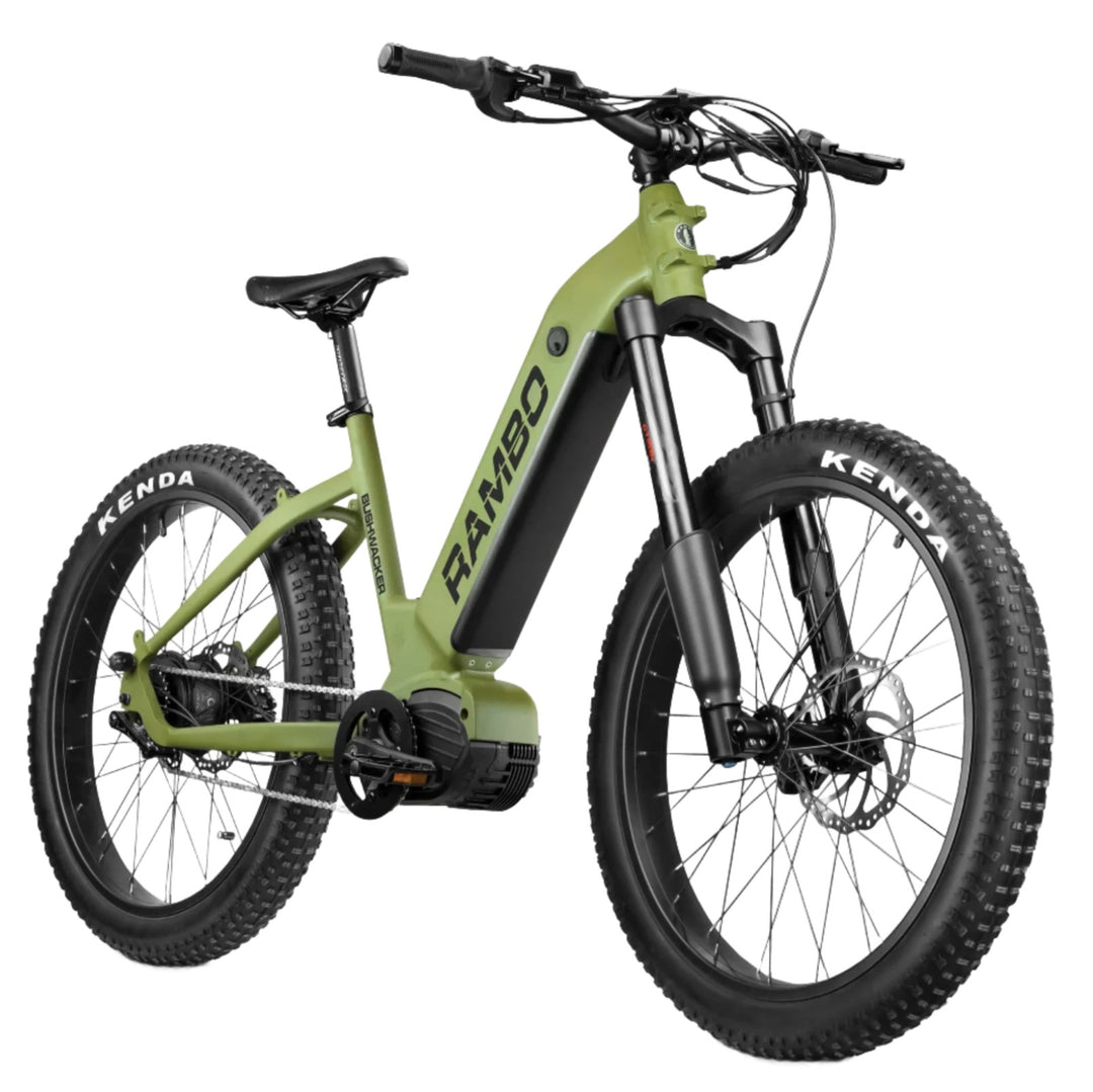 RAMBO Bushwacker 2.0| Step-Through Electric Bike | Silent Enviolo, Fat Tires - EBike Haul