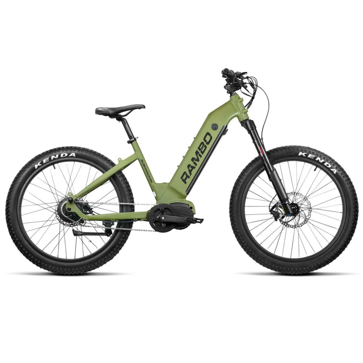 RAMBO Bushwacker 2.0| Step-Through Electric Bike | Silent Enviolo, Fat Tires - EBike Haul