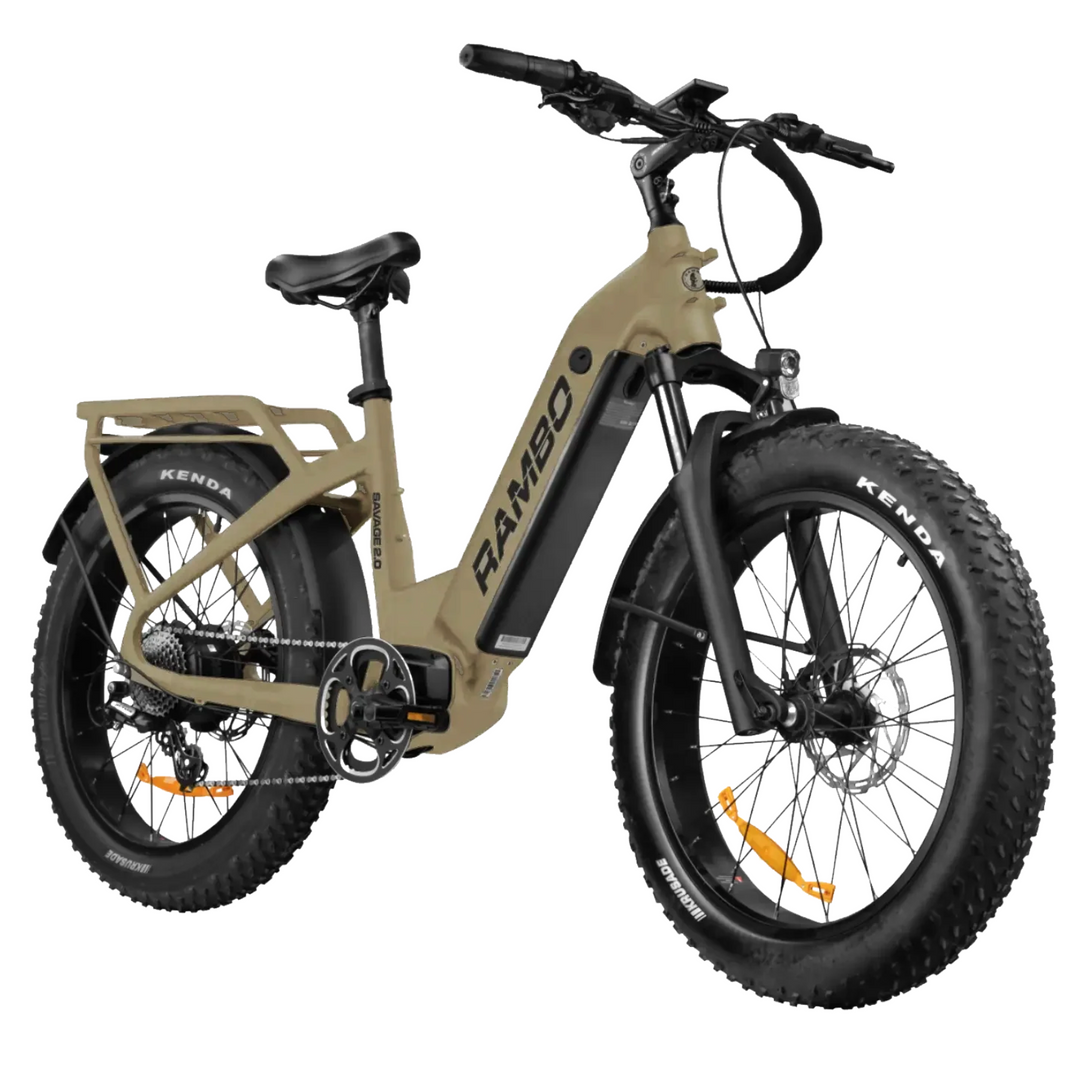RAMBO Savage 2.0| Step-Through Hunter's All-Terrain Electric Bike