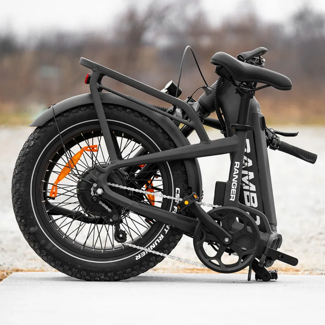 RAMBO Ranger Step-Through| 48V Foldable Electric Hunting Bike - EBike Haul