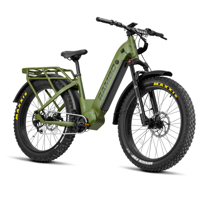 RAMBO Rebel 2.0 SS| Single Speed-1000W Bafang BBSHD Mid-Drive Fat Hunting E-Bike - EBike Haul