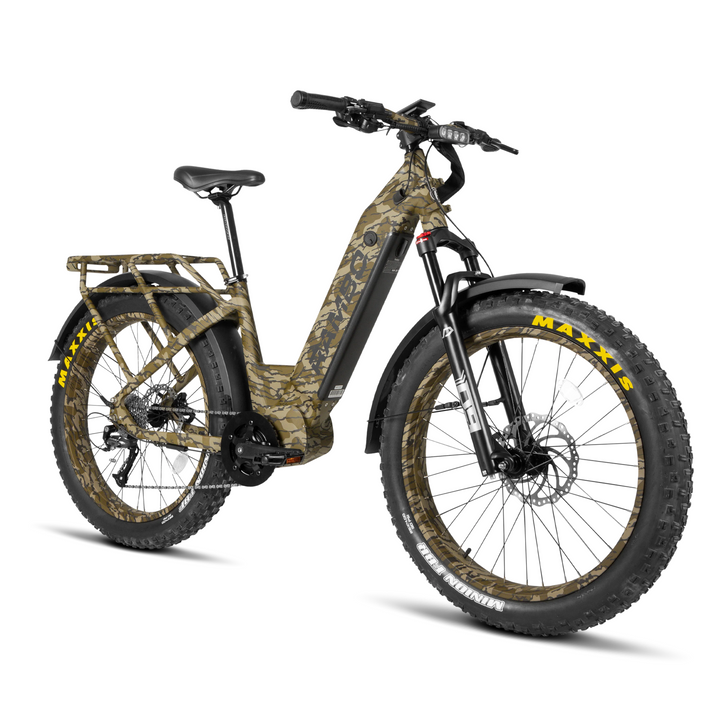 RAMBO Rebel 2.0| 48V 15Ah LG Battery,Quiet Mid-Drive Motor Electric Bike - EBike Haul