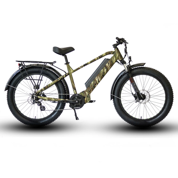 Eunorau FAT-HD 1.0| Hunter X7 1000W Bafang Mid-Drive Hunting Fat tire EBike - EBike Haul