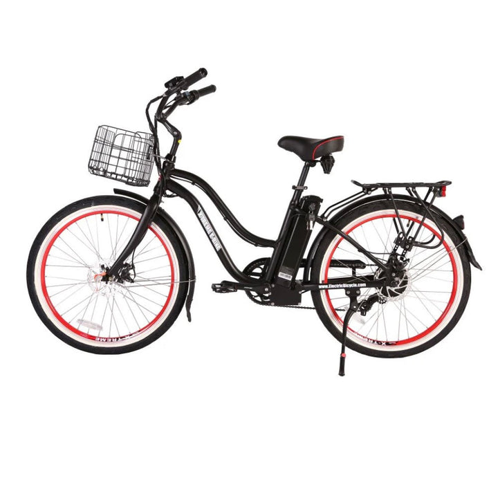 X-Treme Malibu Elite Max 36 Volt Beach Cruiser Step Through Electric Bike