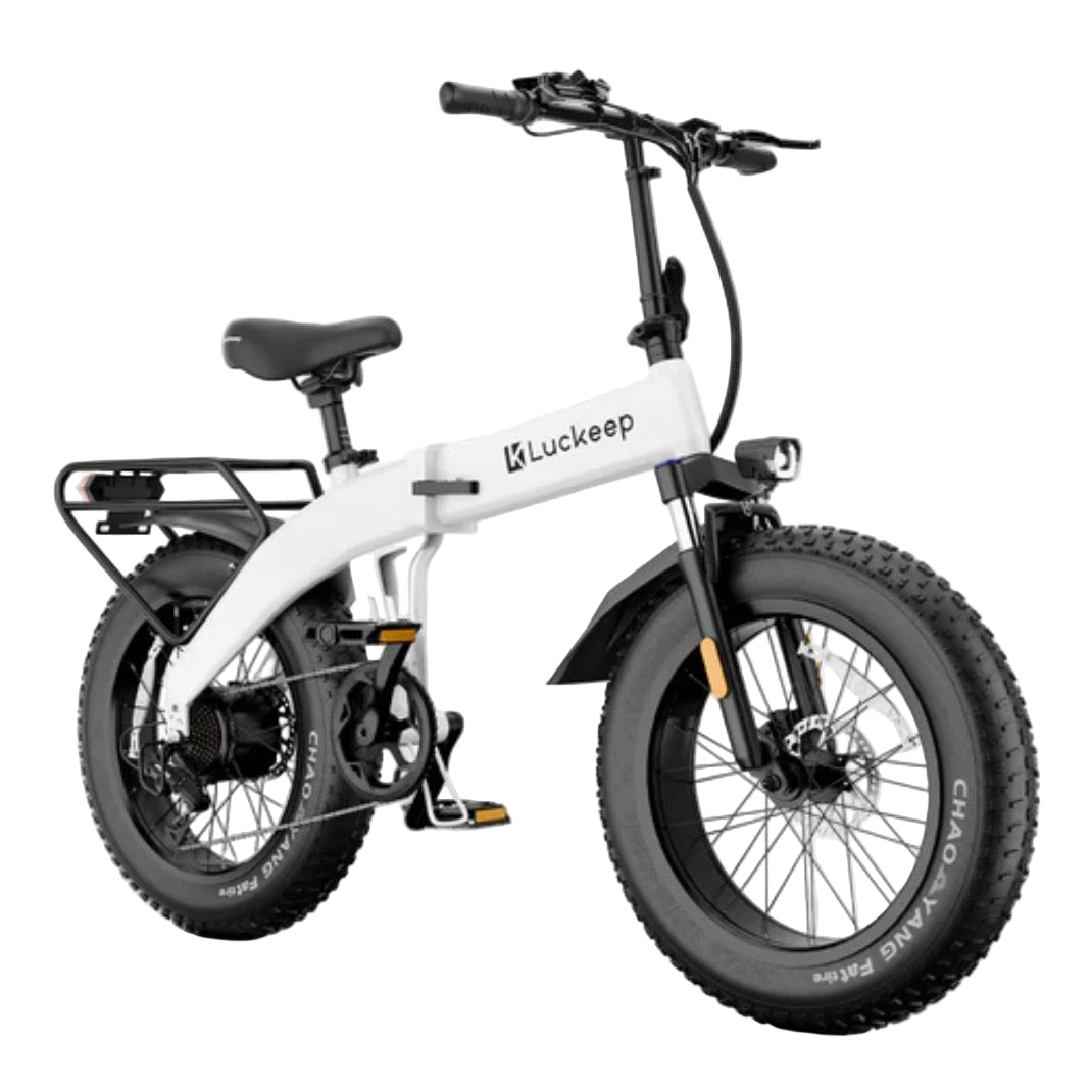 folding electric bicycle 500w Luckeep X1 Lite| A sturdy and powerful 500W Folding Fat Tire Electric Bike
