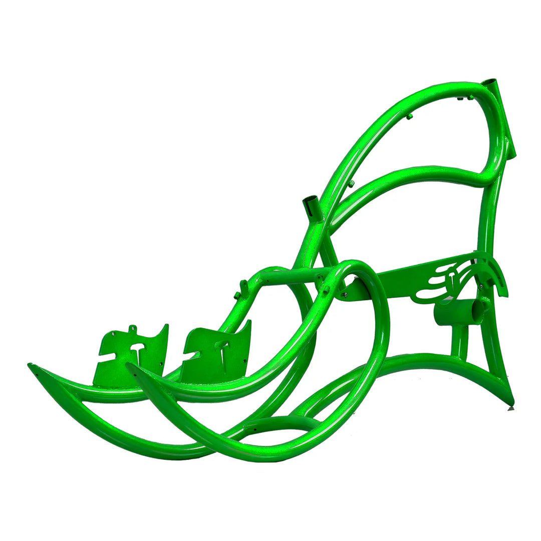 Tracer FM-Leopard 3i Pro 26" Stretch Beach Cruiser Steel Frame, Springer Fork and Chain Guard Included - EBike Haul