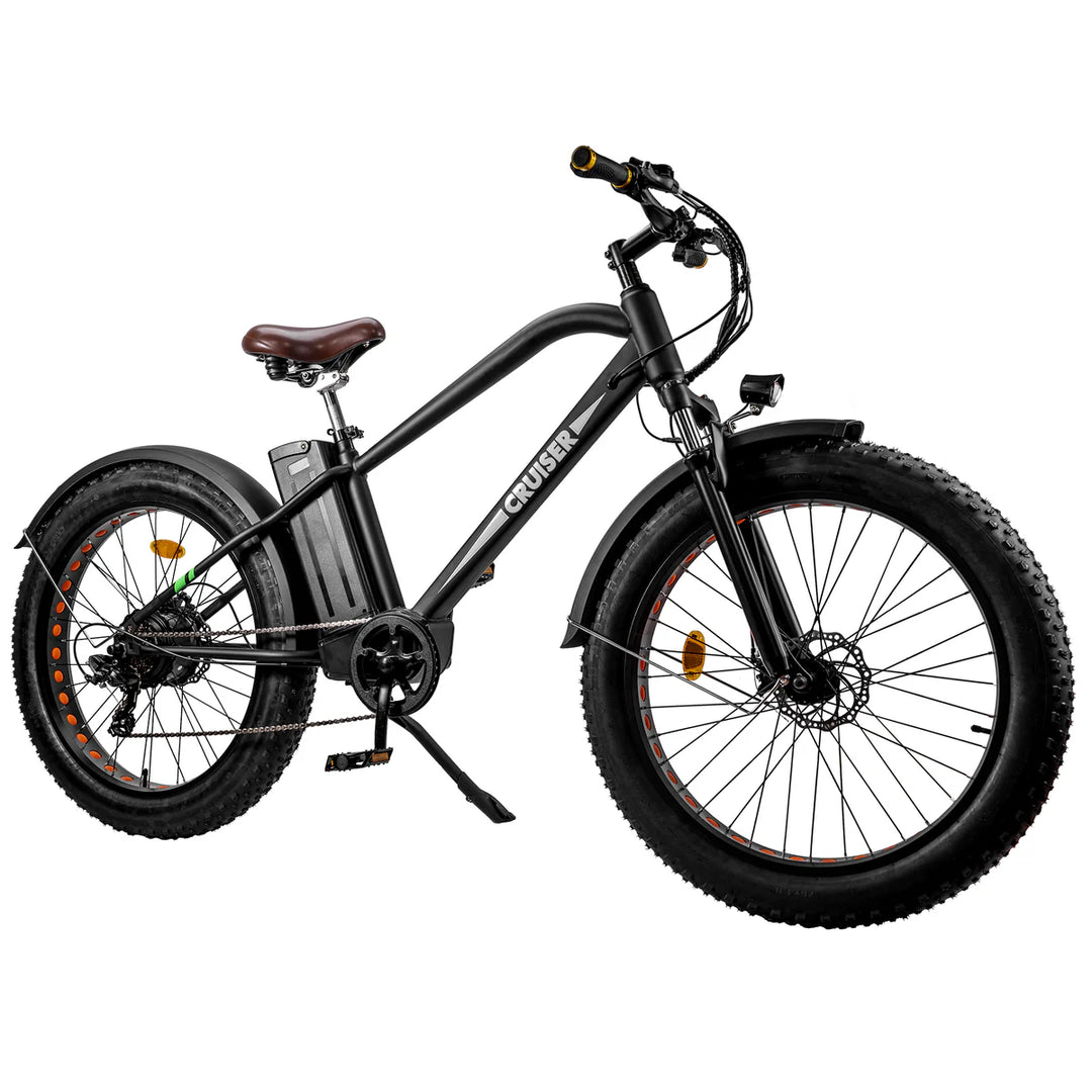 Nakto Cruiser 2| 750W Motor, 48V 12Ah Battery Electric Fat Tire Bike - EBike Haul