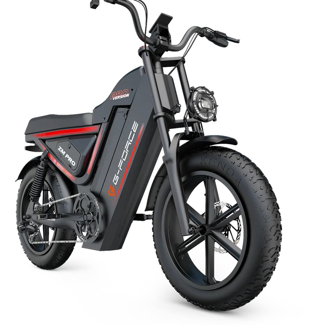 G-FORCE ZM PRO| 1500W Peak, 200-Mile, Full Suspension Fat Tire E-Bike - EBike Haul