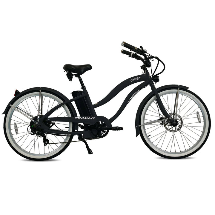 Tracer OMEGA 26" 7 Speed Electric Beach Cruiser Bike for WOMEN 500W - EBike Haul