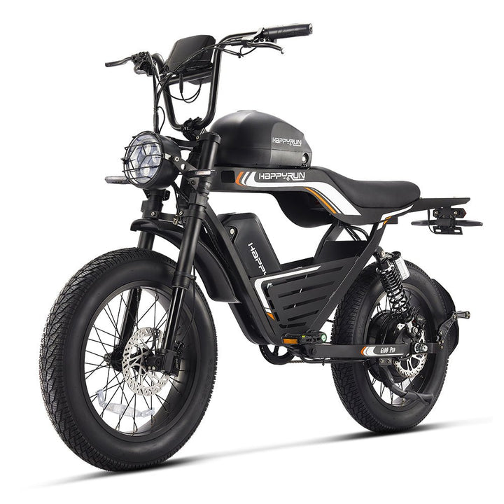 HappyRun G100 Pro 6000W Full Suspension, Long Range E-Bike - EBike Haul
