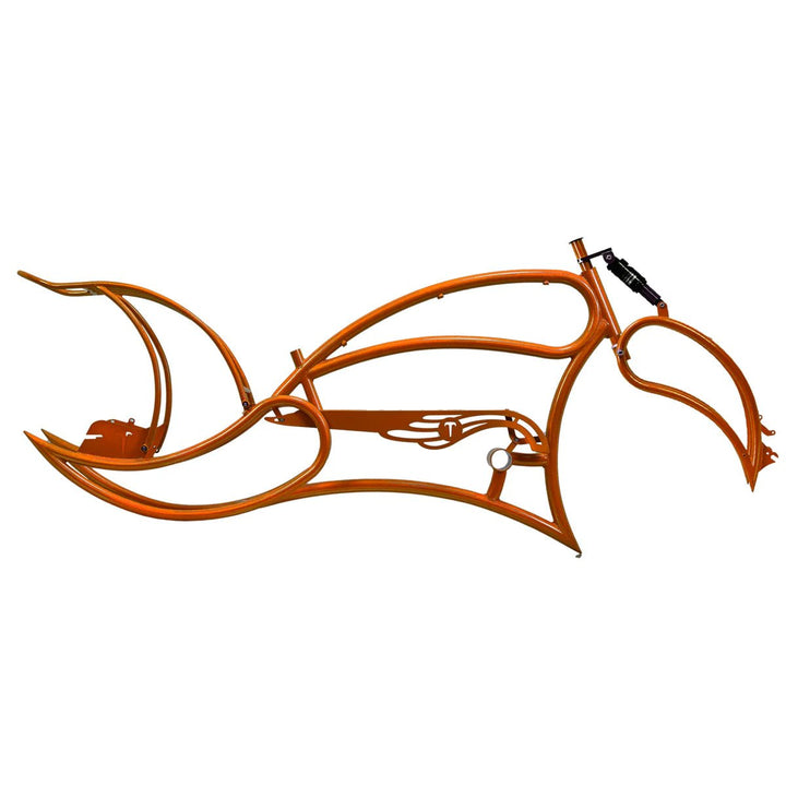 Tracer FM-Leopard 3i Pro 26" Stretch Beach Cruiser Steel Frame, Springer Fork and Chain Guard Included - EBike Haul