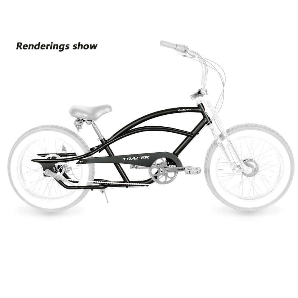 Tracer FM-MASTER 2.0 3I 20" Steel Frame with Chainguard - EBike Haul