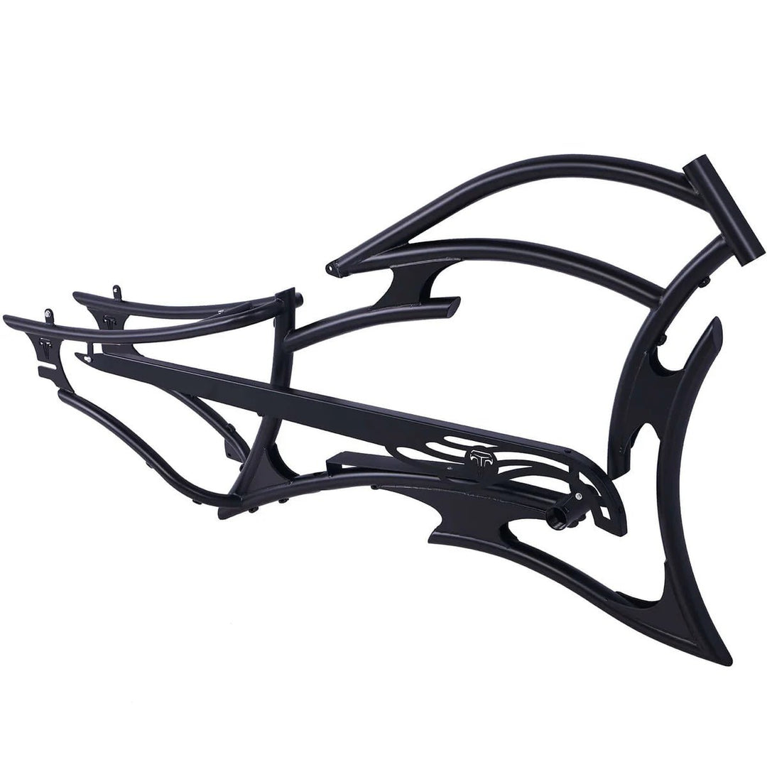 Tracer FM-RAPTOR Ebike Frame 26inch Stretch Chopper for Single Speed/7 Speed - EBike Haul